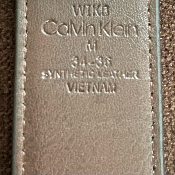 Calvin Klein Reversible Belt Black Brown Size M 34 - 36 - Picture 4 of 5